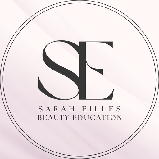 A logo saying Sarah Eilles Beauty Education.